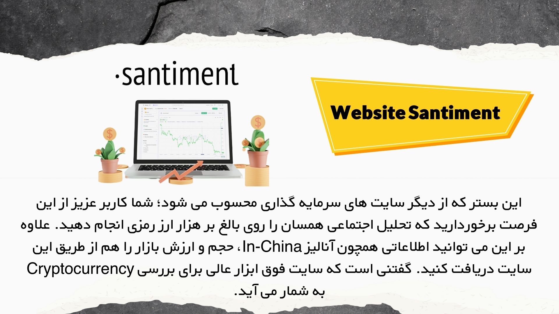 Website Santiment: